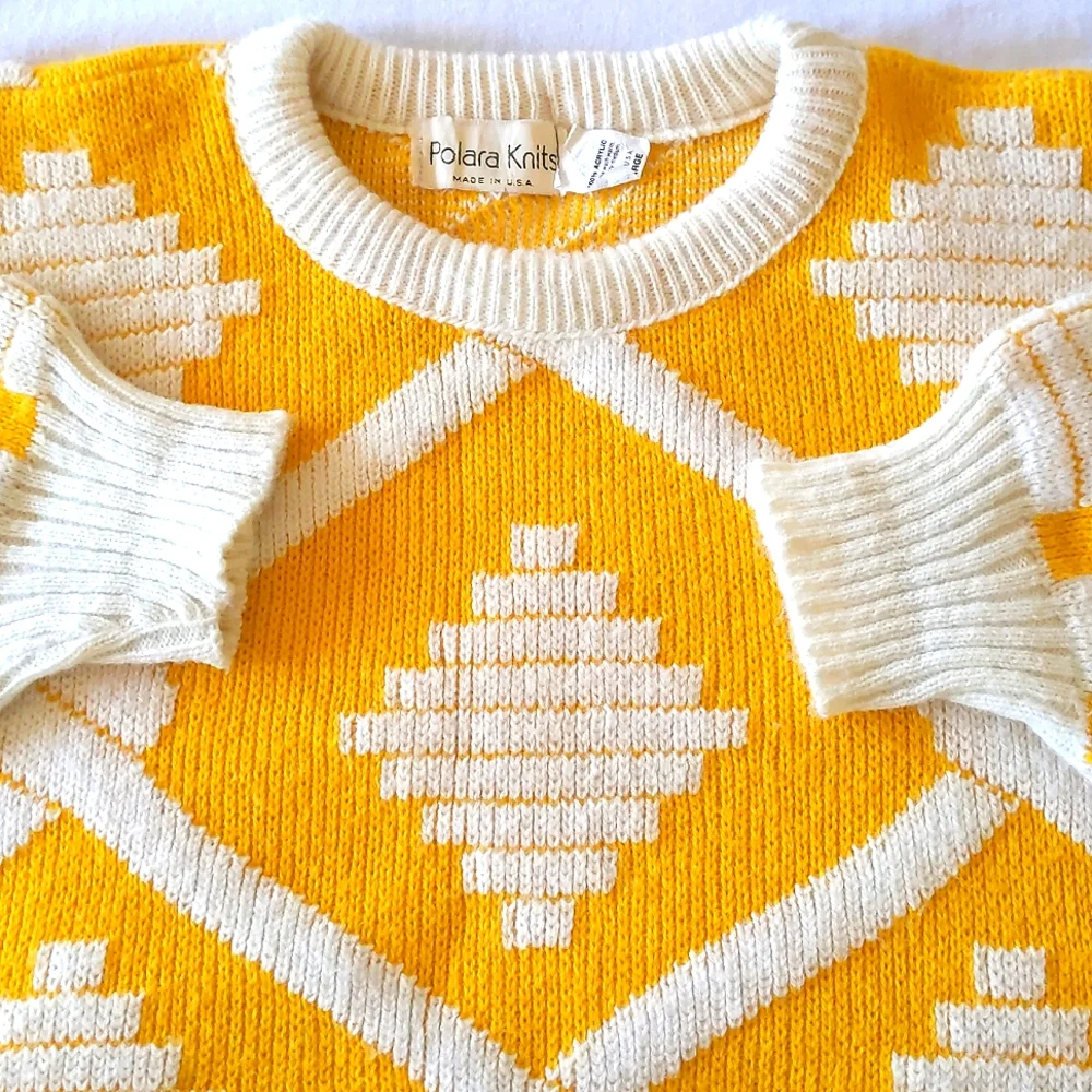 Polara Knits bold yellow